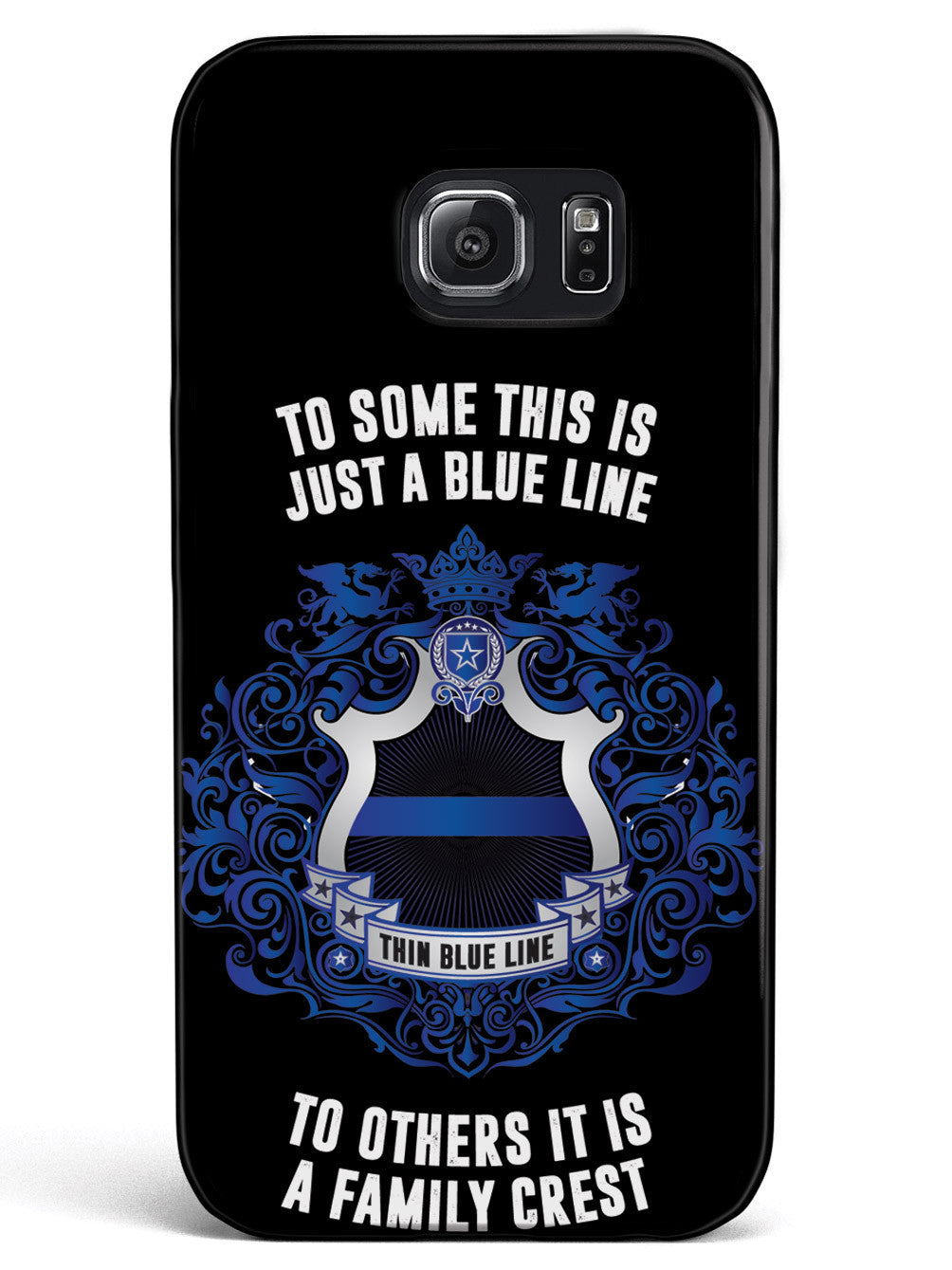 Thin Blue Line - A Family Crest Case