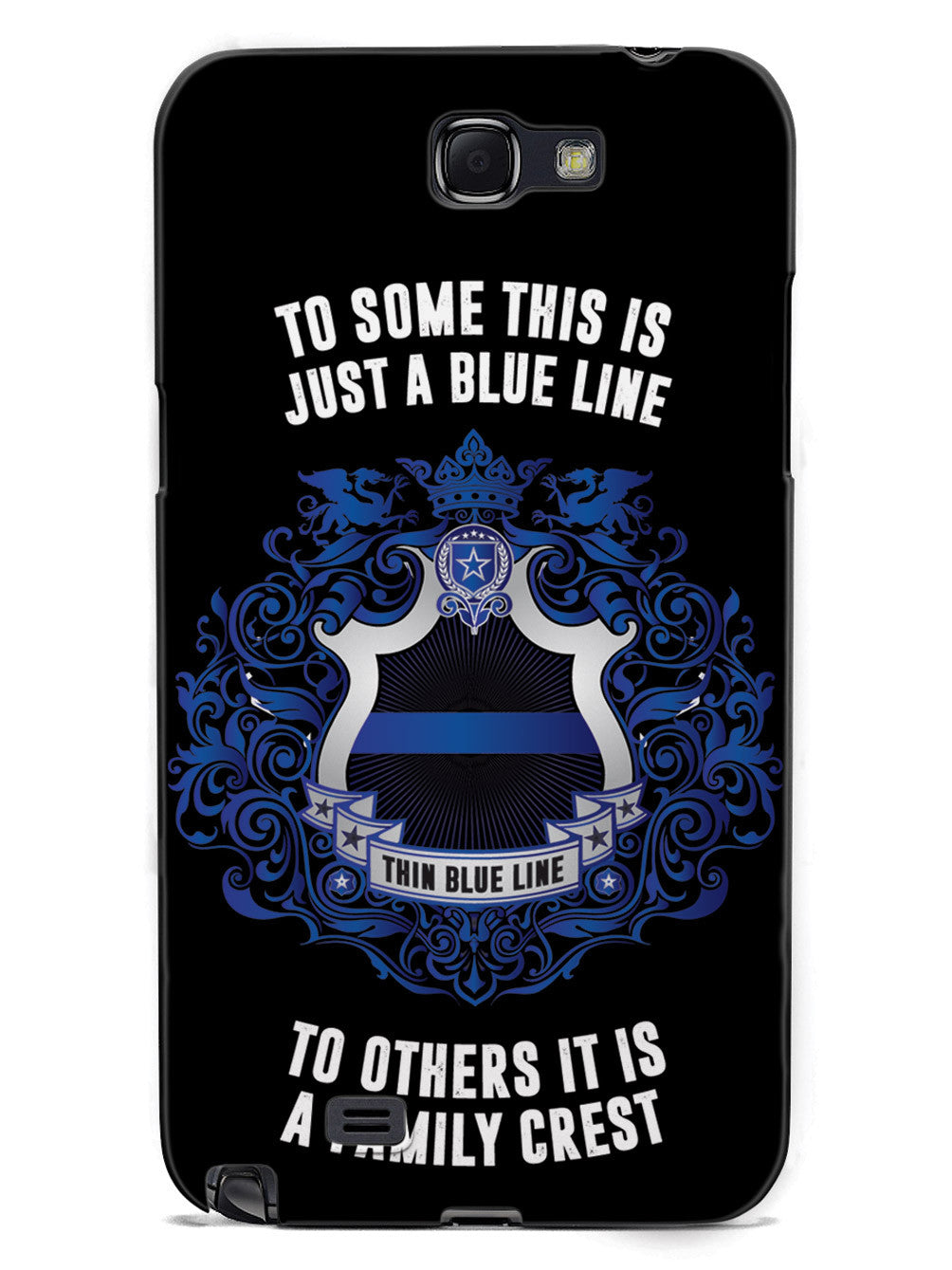 Thin Blue Line - A Family Crest Case