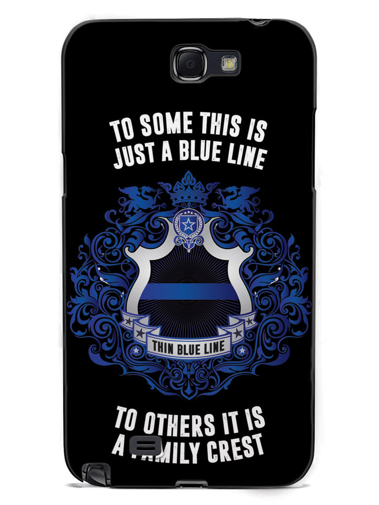 Thin Blue Line - A Family Crest Case
