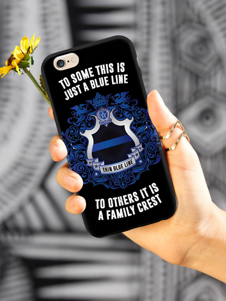 Thin Blue Line - A Family Crest Case
