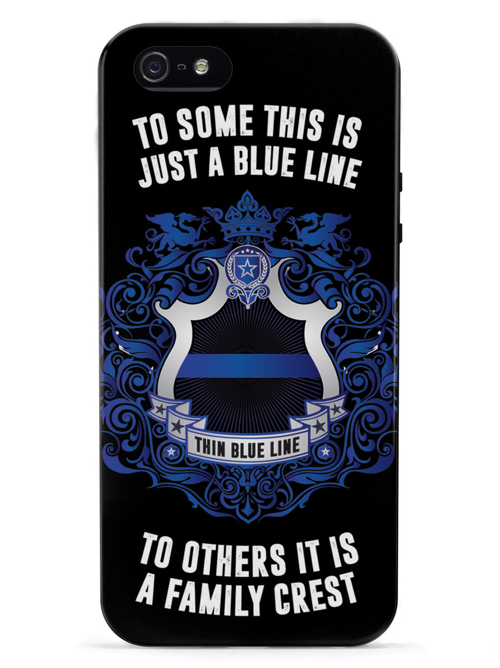 Thin Blue Line - A Family Crest Case