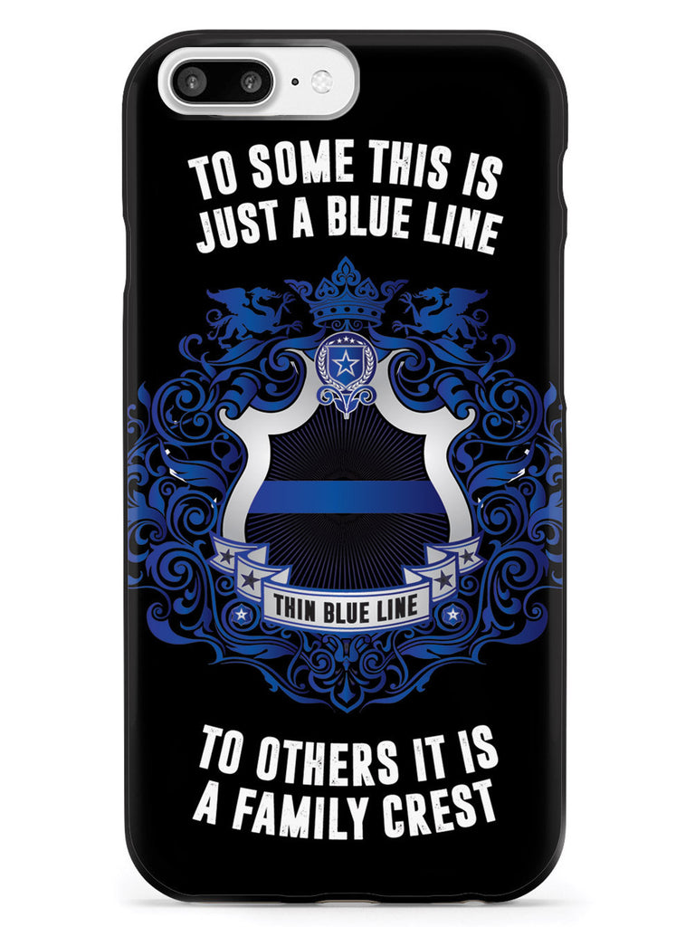Thin Blue Line - A Family Crest Case