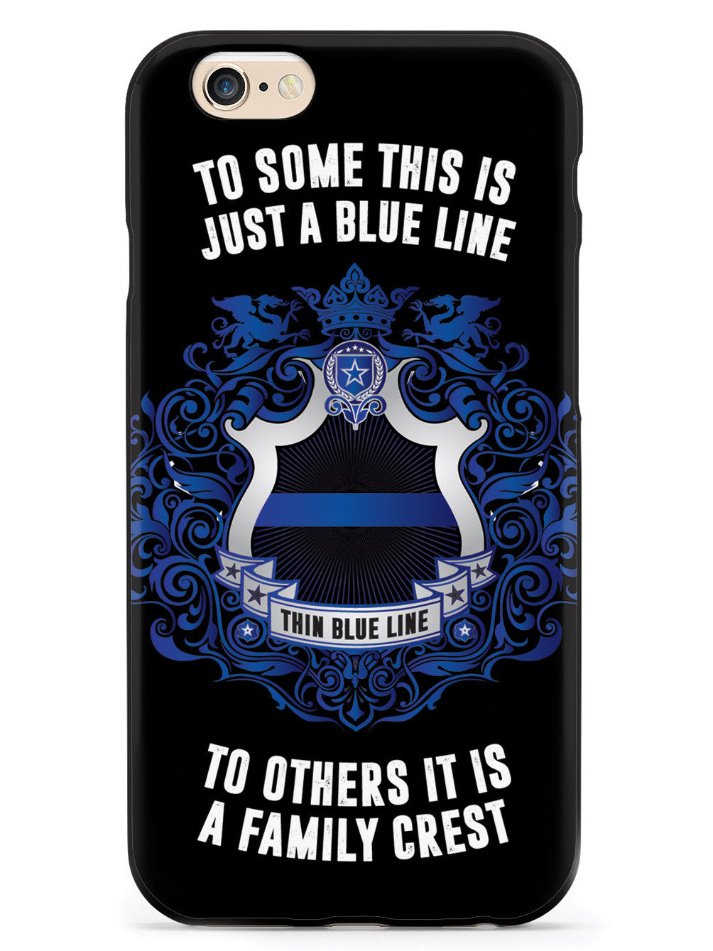 Thin Blue Line - A Family Crest Case