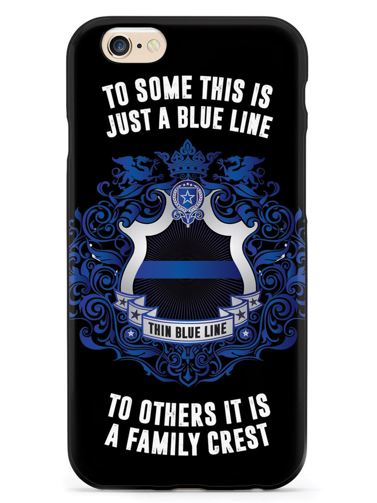 Thin Blue Line - A Family Crest Case