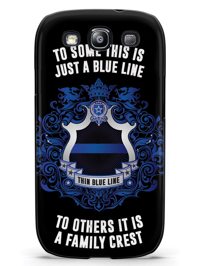 Thin Blue Line - A Family Crest Case