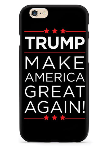 Trump - Make America Great Again - Black Case