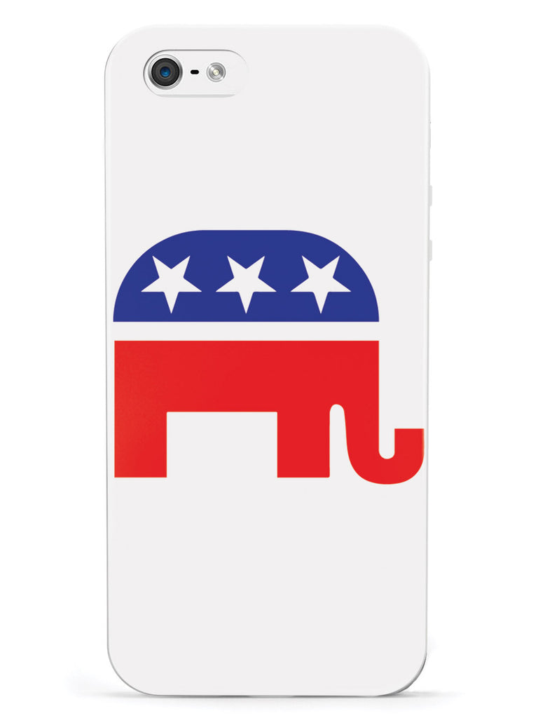 Republican Elephant Logo - White Case