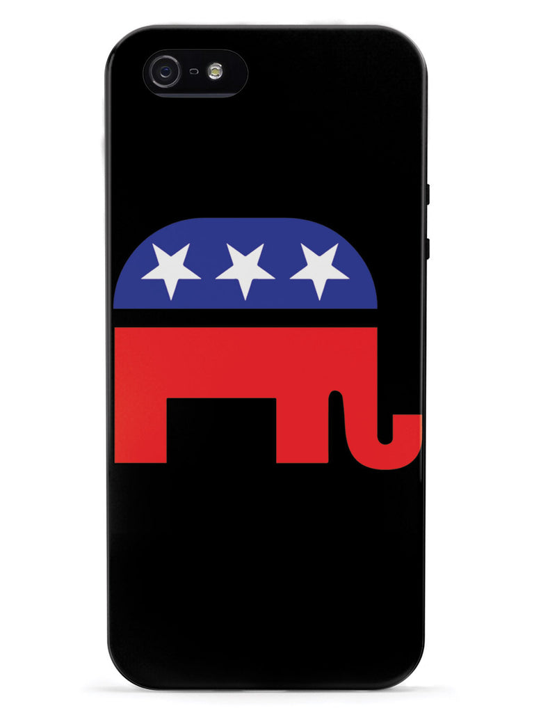 Republican Elephant Logo - Black Case