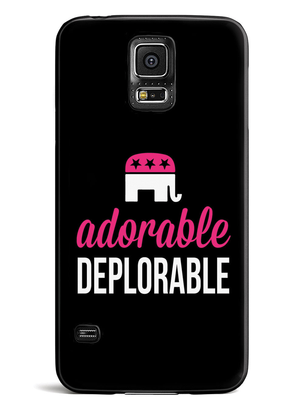 Adorable Deplorable - Black and Pink Case