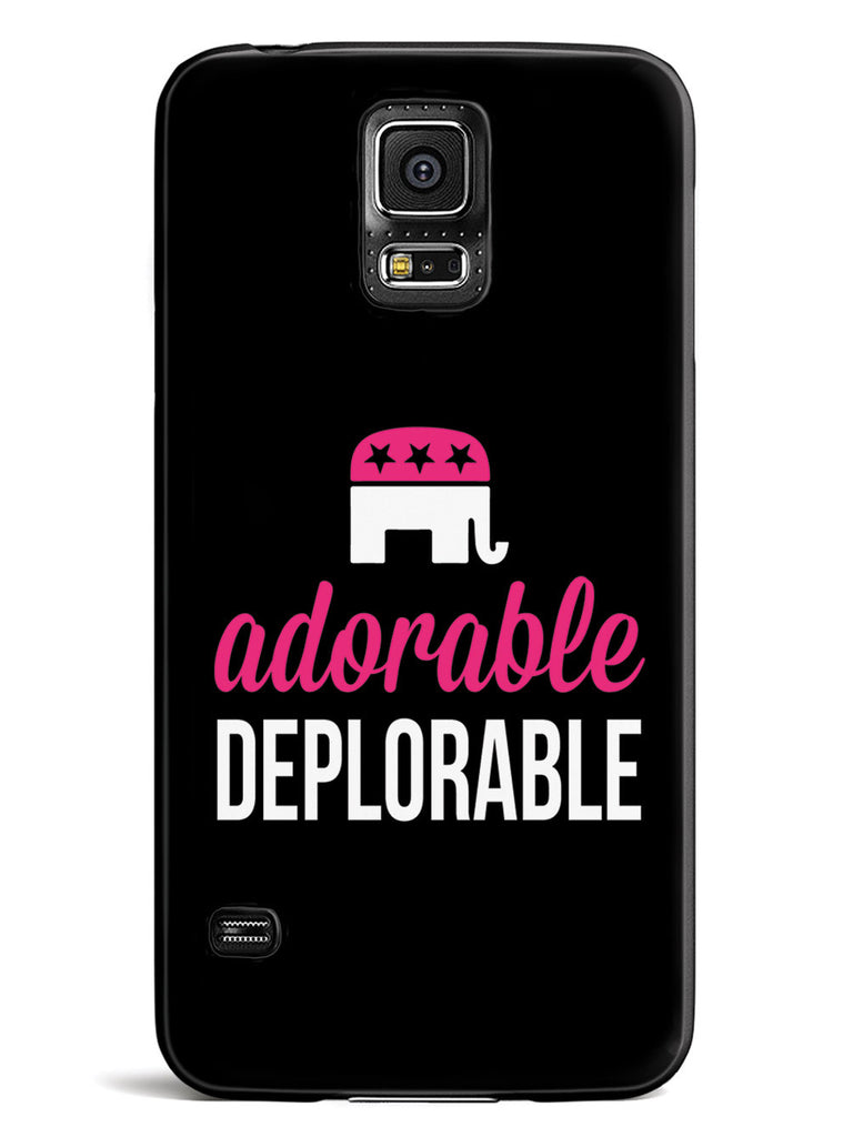 Adorable Deplorable - Black and Pink Case