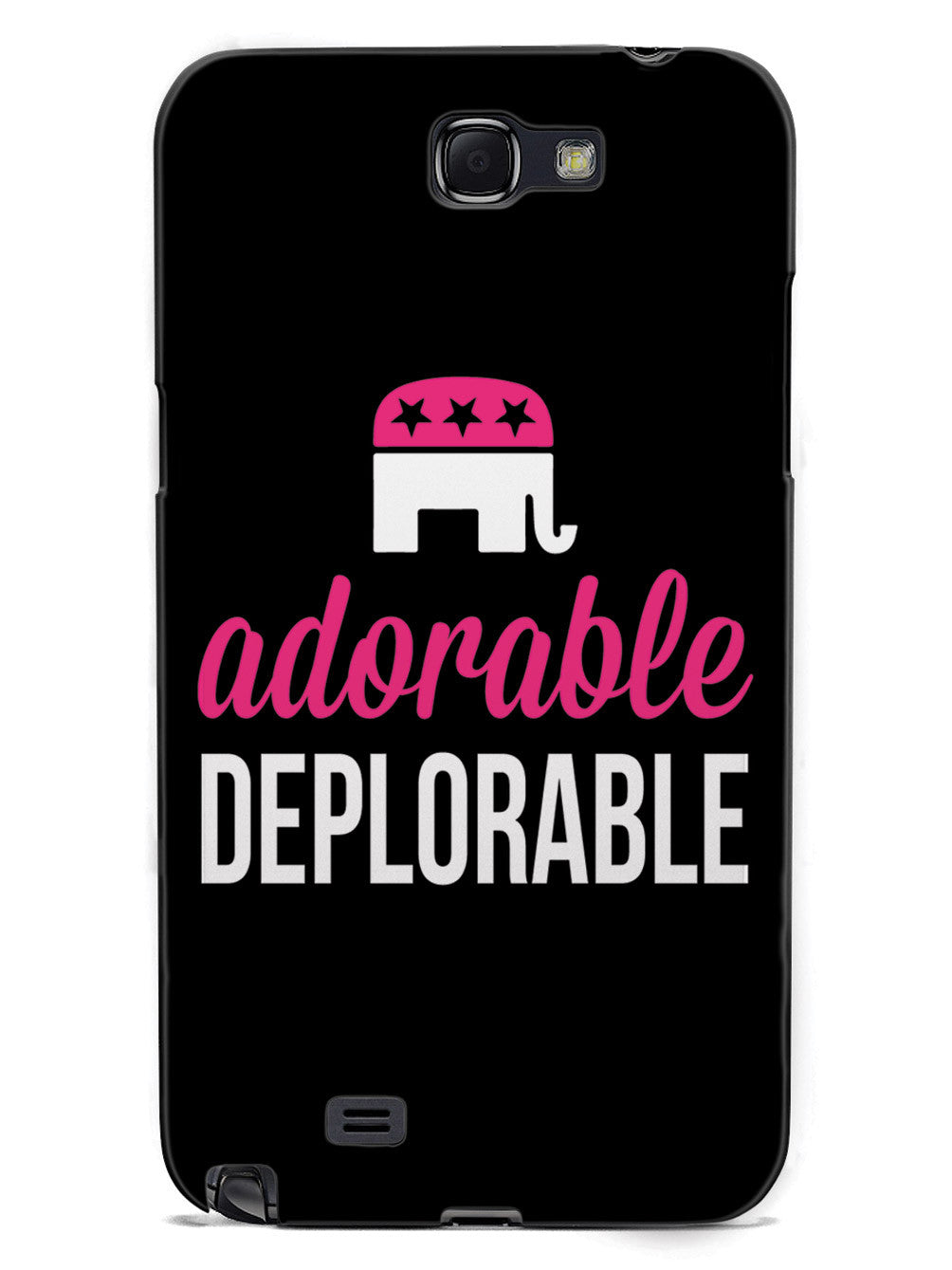 Adorable Deplorable - Black and Pink Case