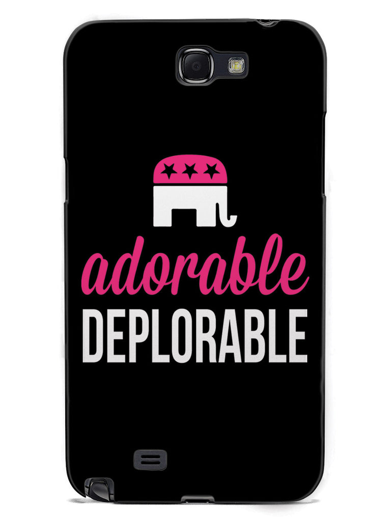 Adorable Deplorable - Black and Pink Case