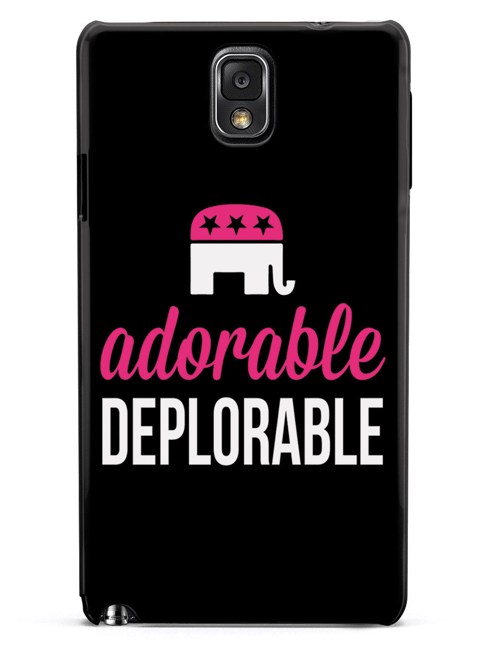 Adorable Deplorable - Black and Pink Case