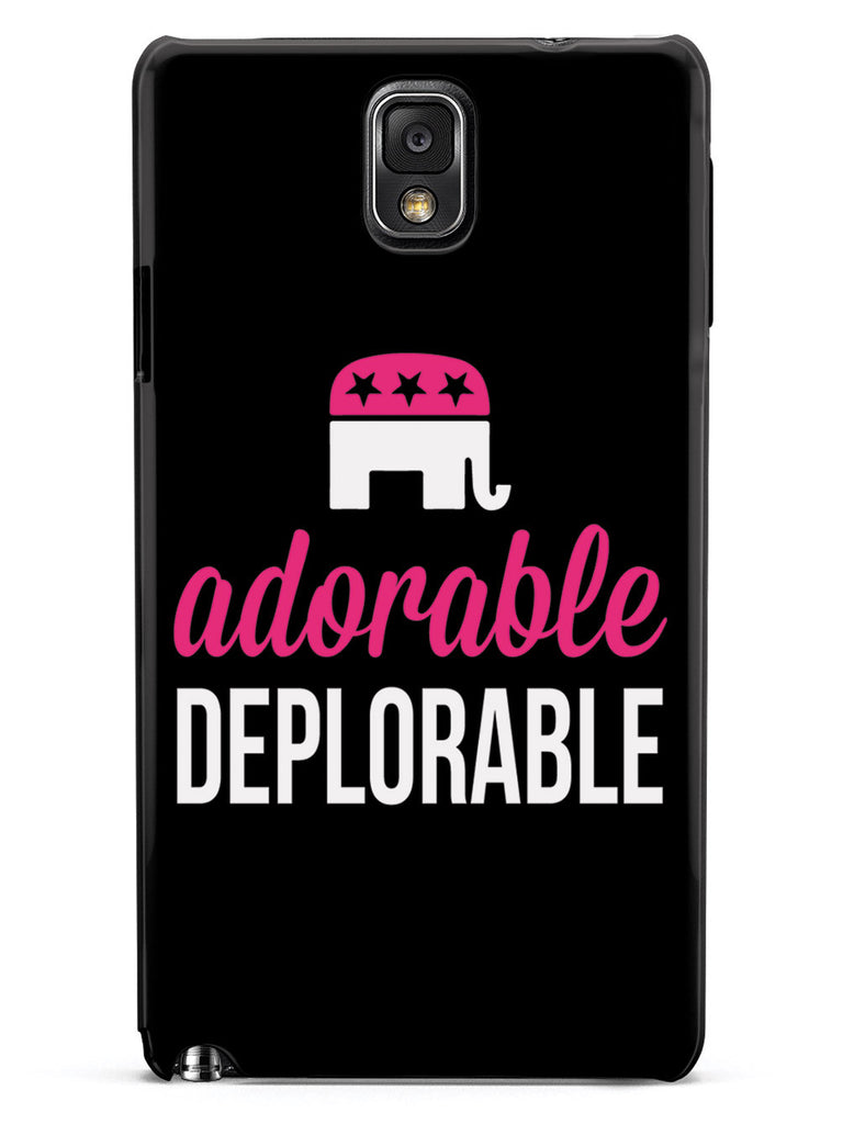 Adorable Deplorable - Black and Pink Case