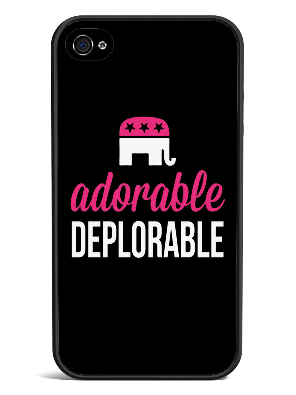 Adorable Deplorable - Black and Pink Case