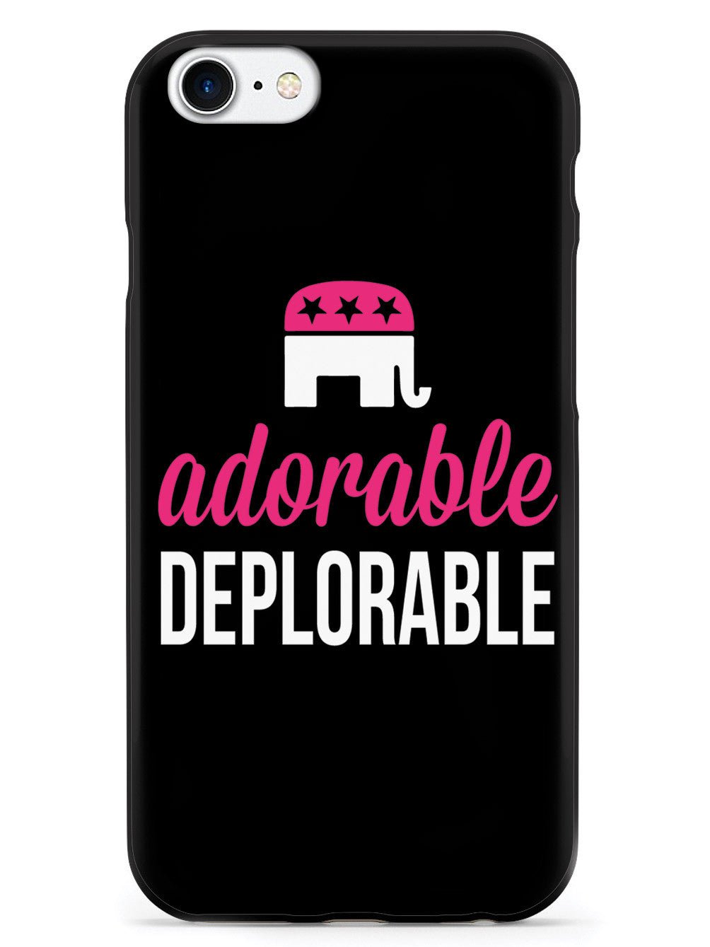 Adorable Deplorable - Black and Pink Case