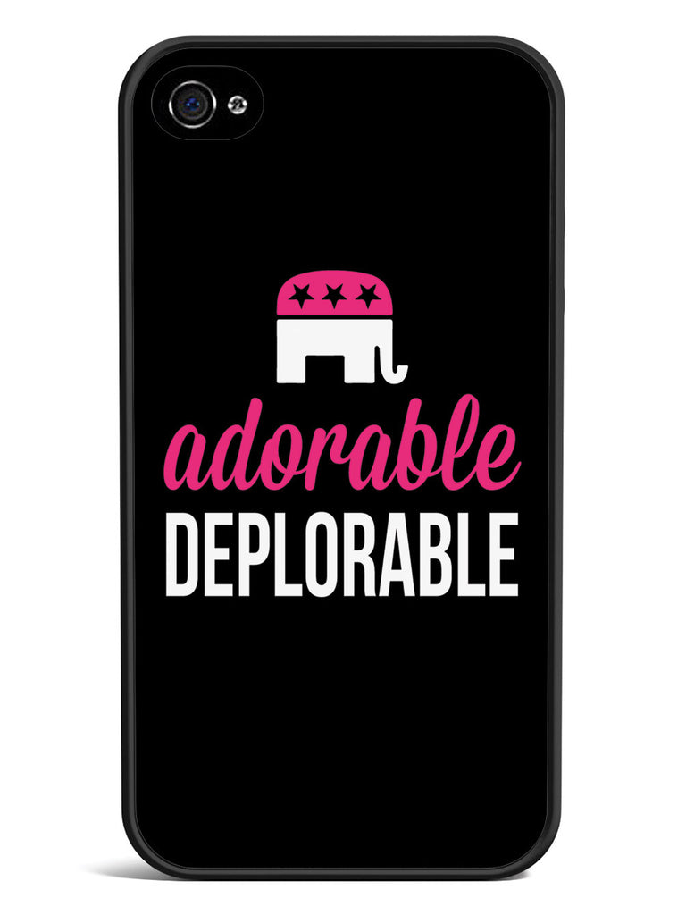Adorable Deplorable - Black and Pink Case