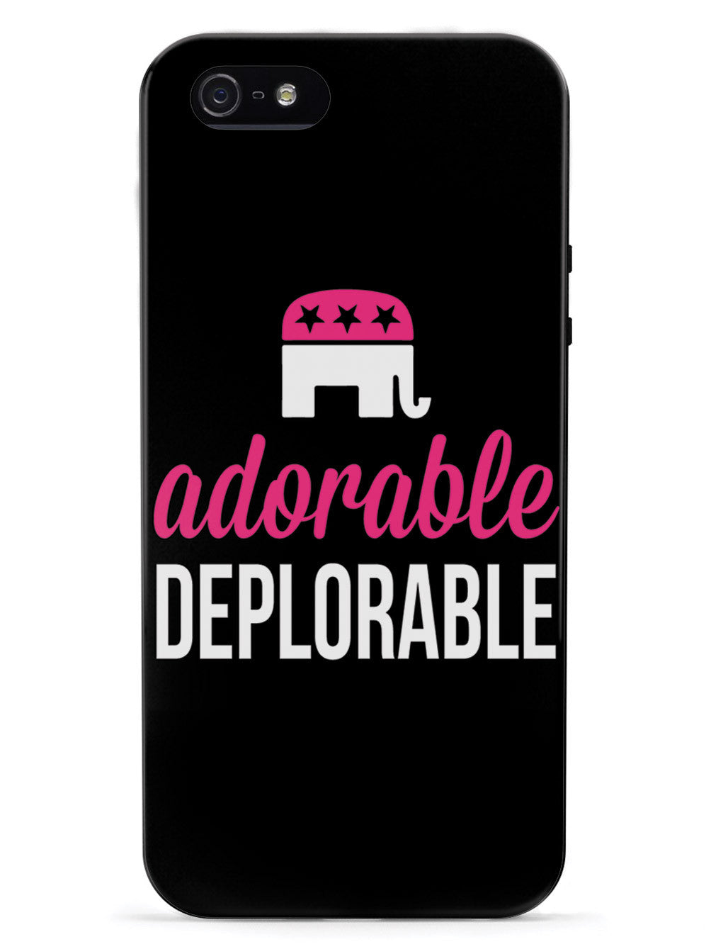 Adorable Deplorable - Black and Pink Case