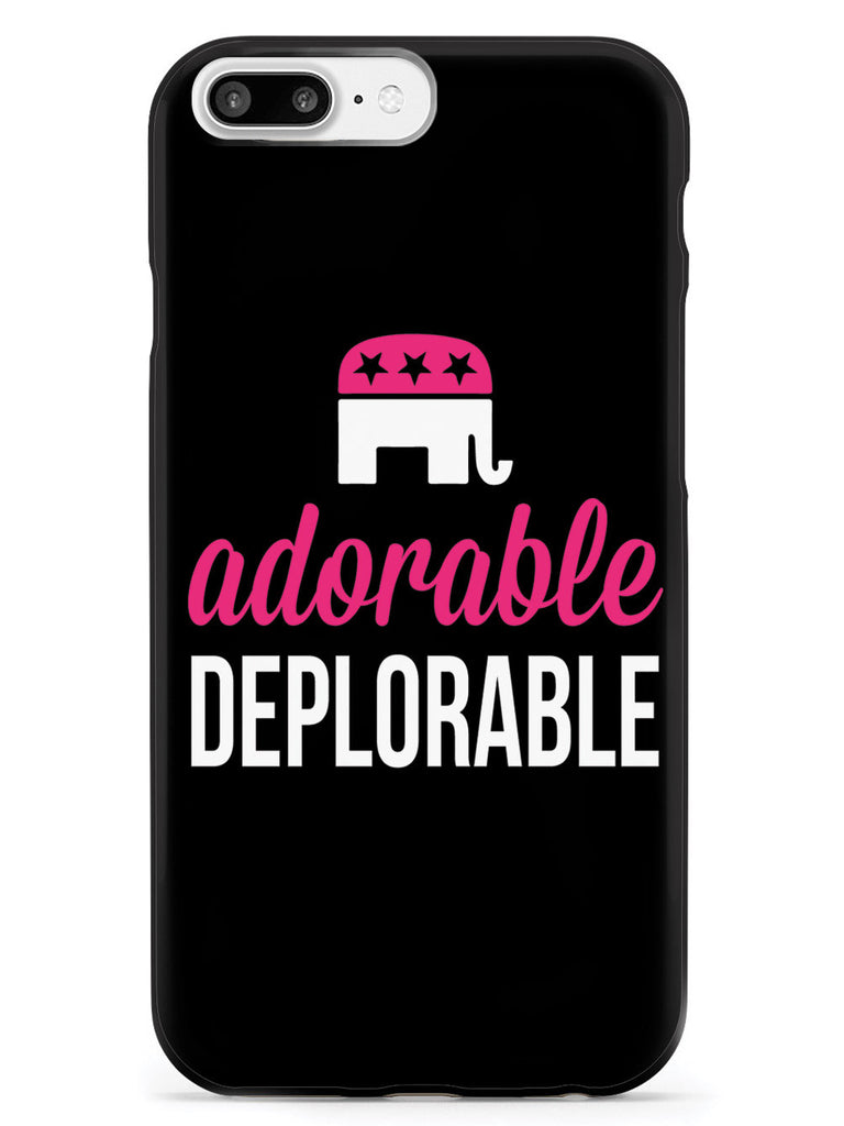 Adorable Deplorable - Black and Pink Case