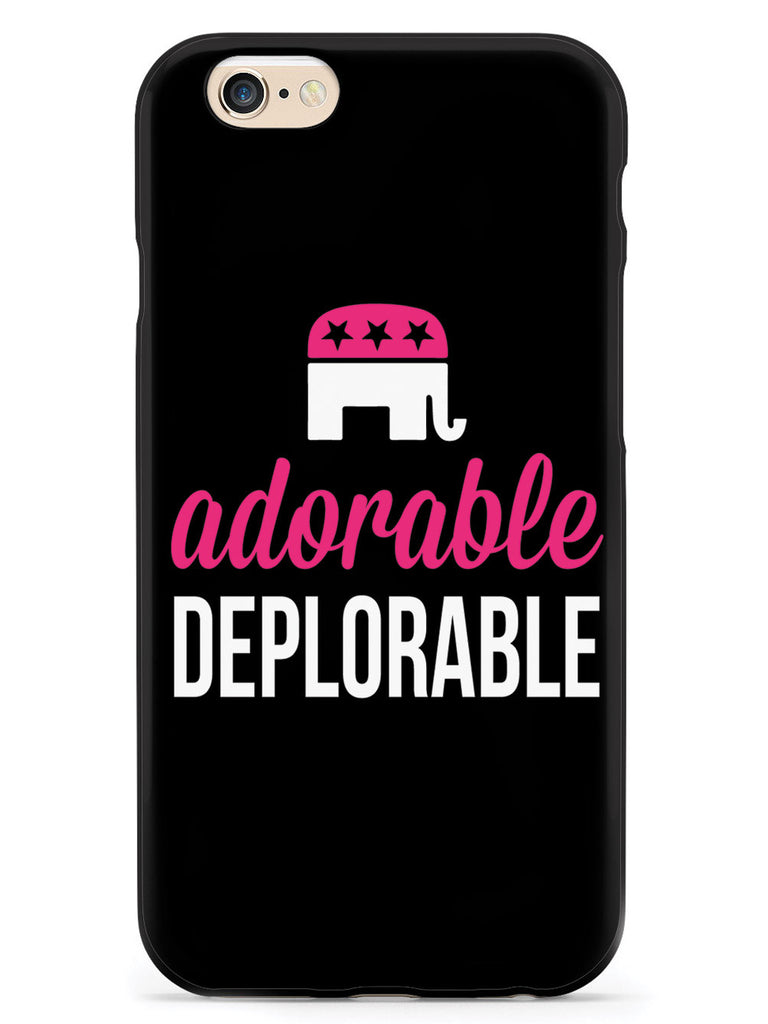 Adorable Deplorable - Black and Pink Case