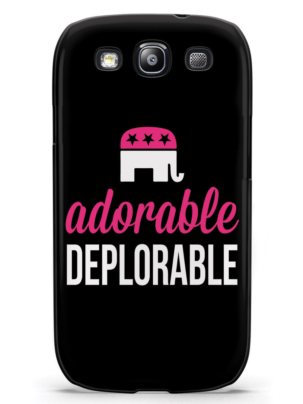 Adorable Deplorable - Black and Pink Case