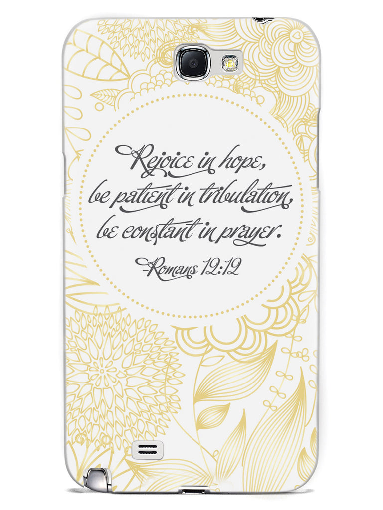 Romans 12:12 Bible Verse Case