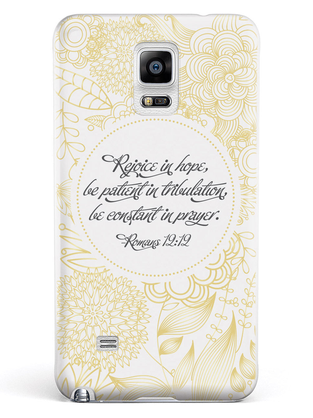 Romans 12:12 Bible Verse Case