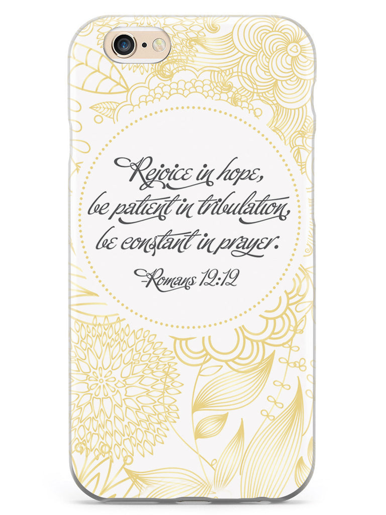 Romans 12:12 Bible Verse Case