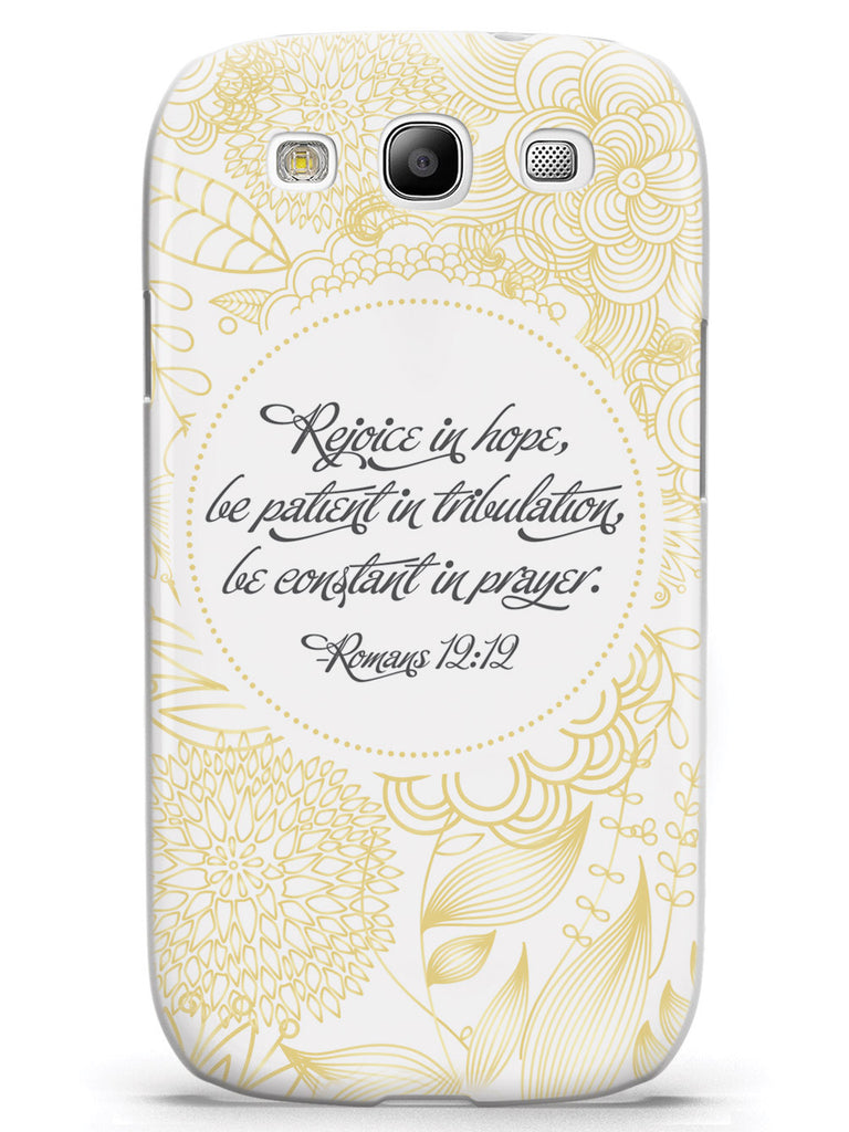 Romans 12:12 Bible Verse Case