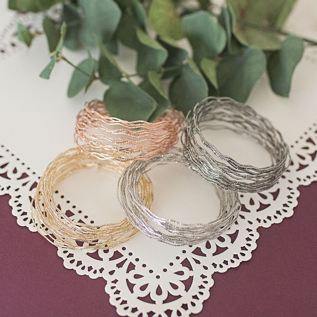Waves Bangle Bracelet