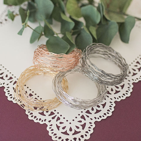 Waves Bangle Bracelet