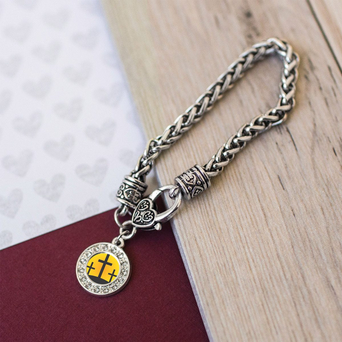 Three Crosses Charm Jewelry Collection