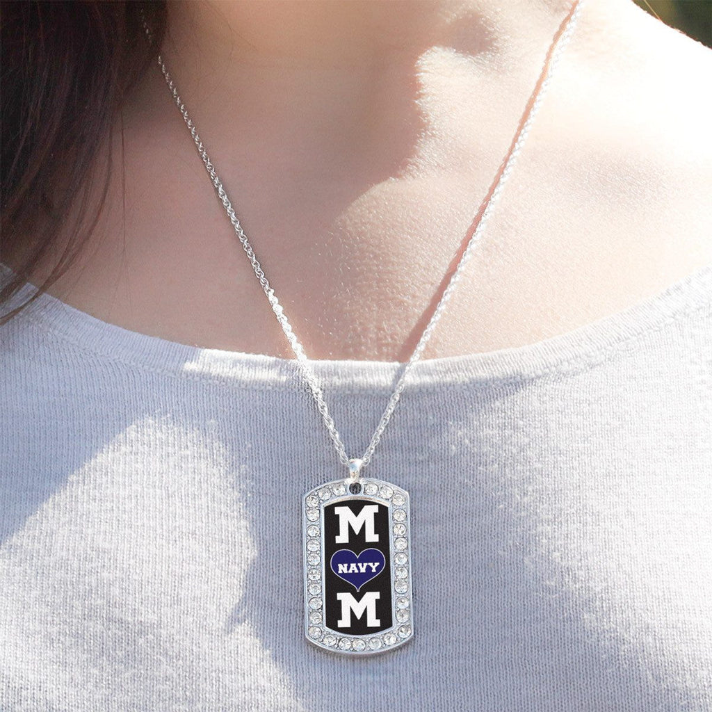 Navy Mom Charm Jewelry Collection