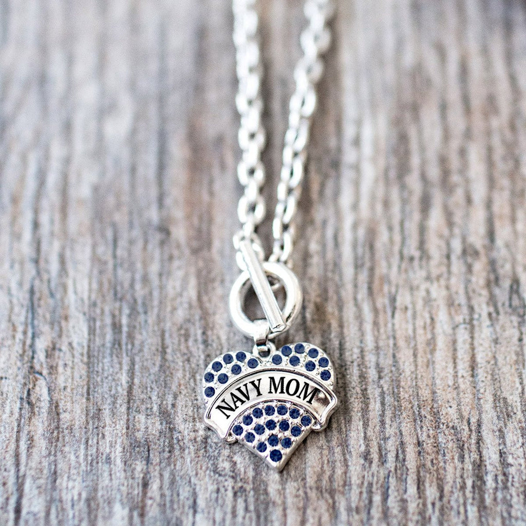 Navy Mom Charm Jewelry Collection