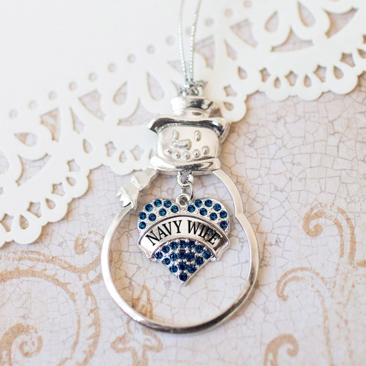 Navy Wife Charm Jewelry Collection