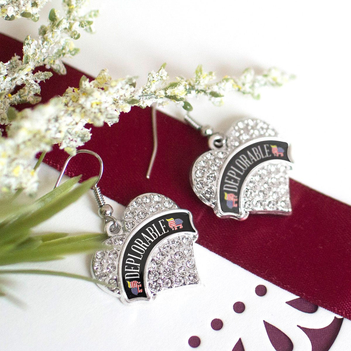 Deplorable Trump Supporter Charm Jewelry Collection