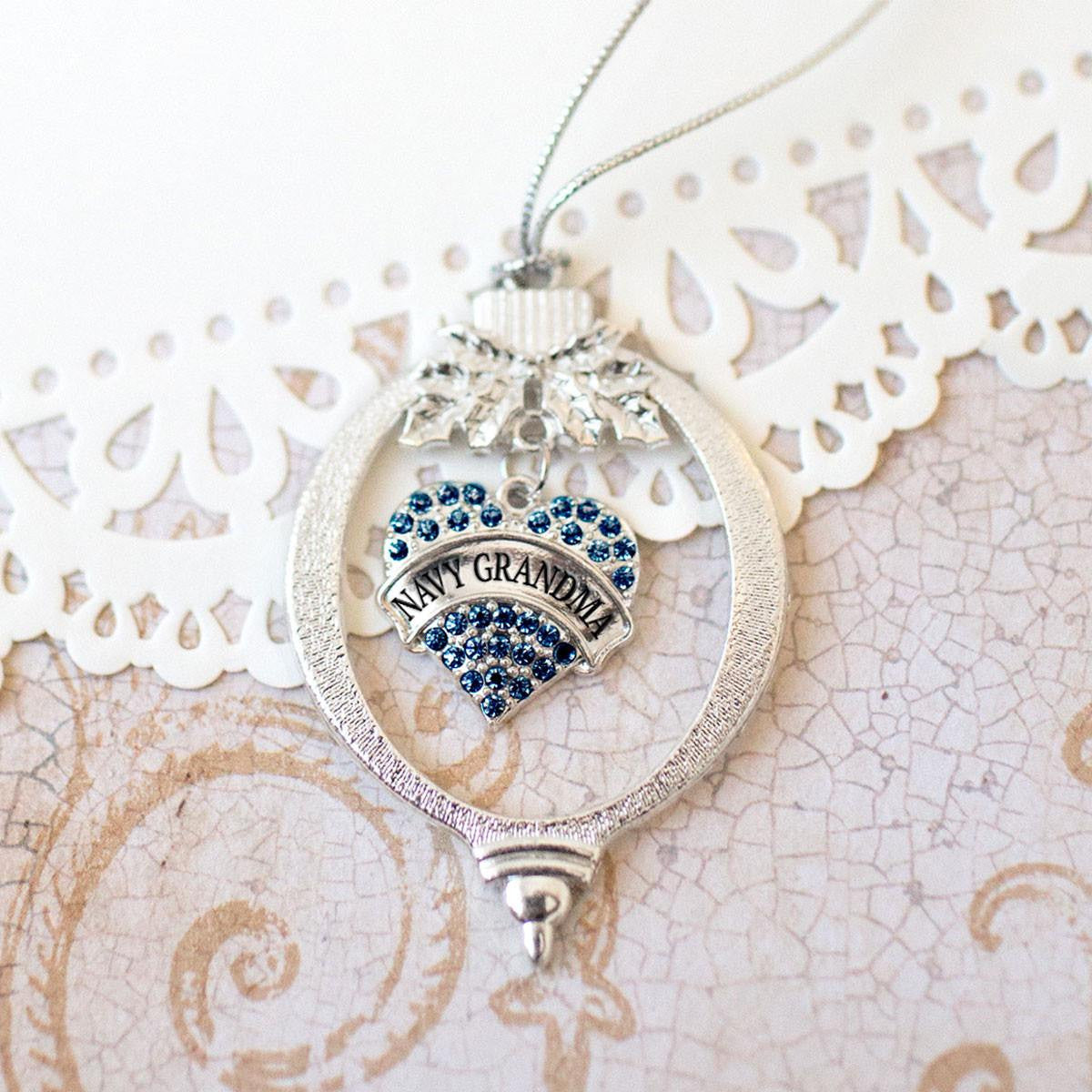 Navy Grandma Charm Jewelry Collection