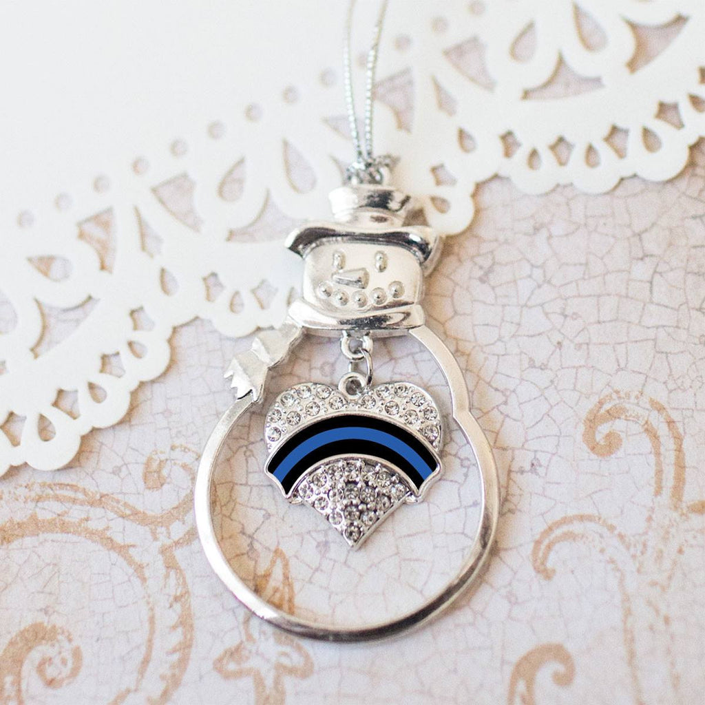 Blue Line Law Enforcement Charm Jewelry Collection