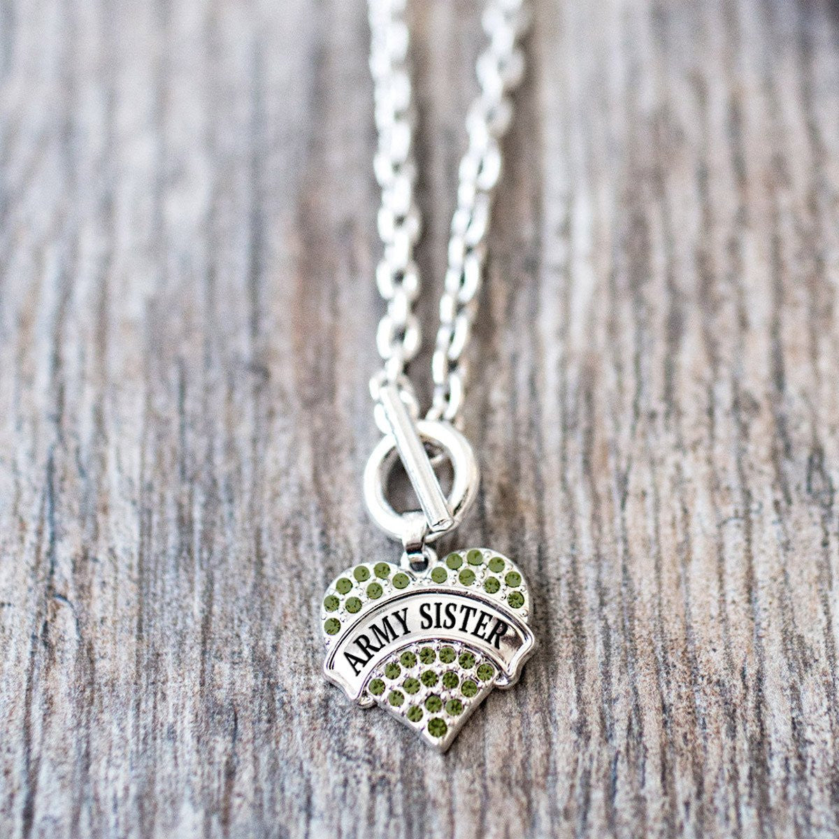 Army Sister Charm Jewelry Collection