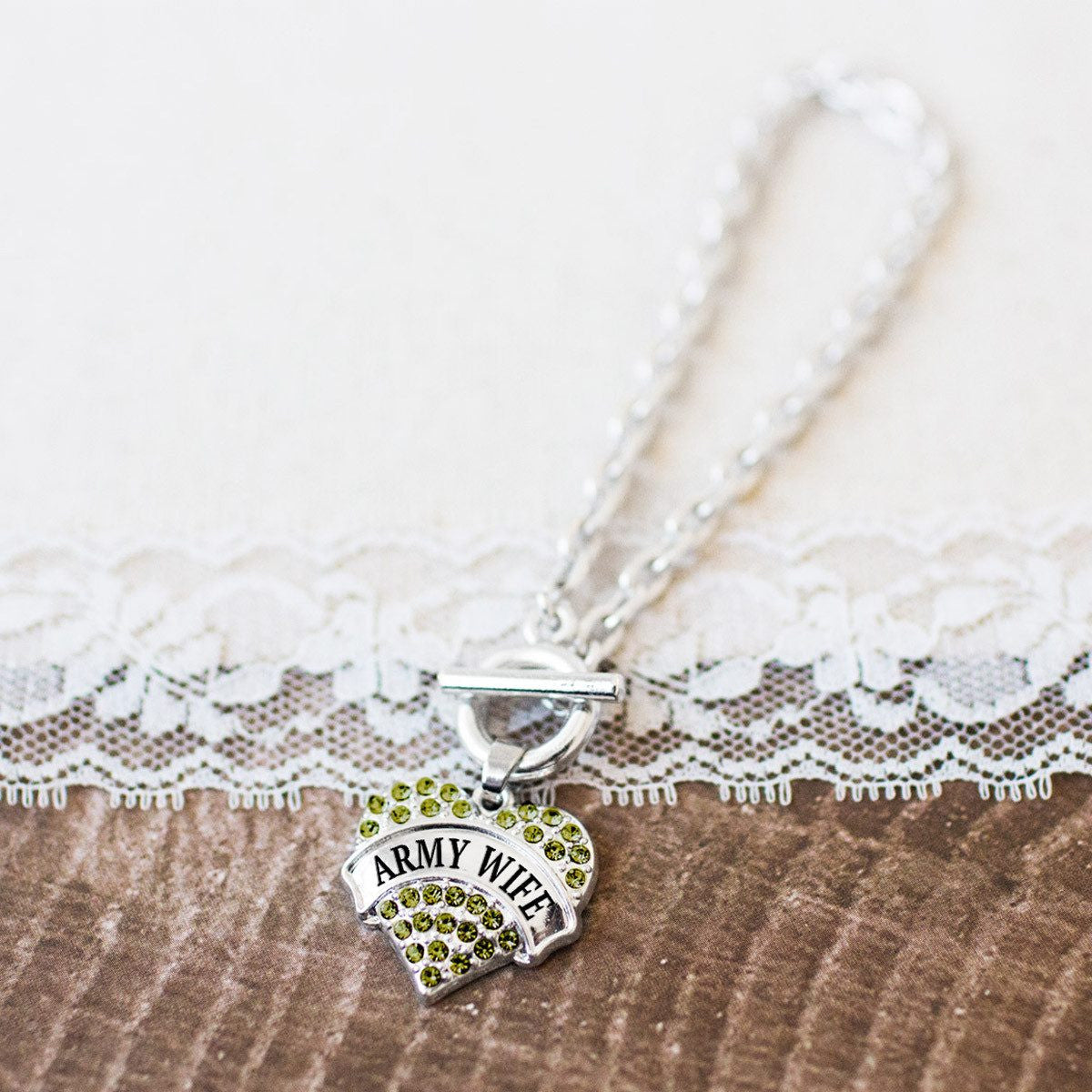 Army Wife Charm Jewelry Collection