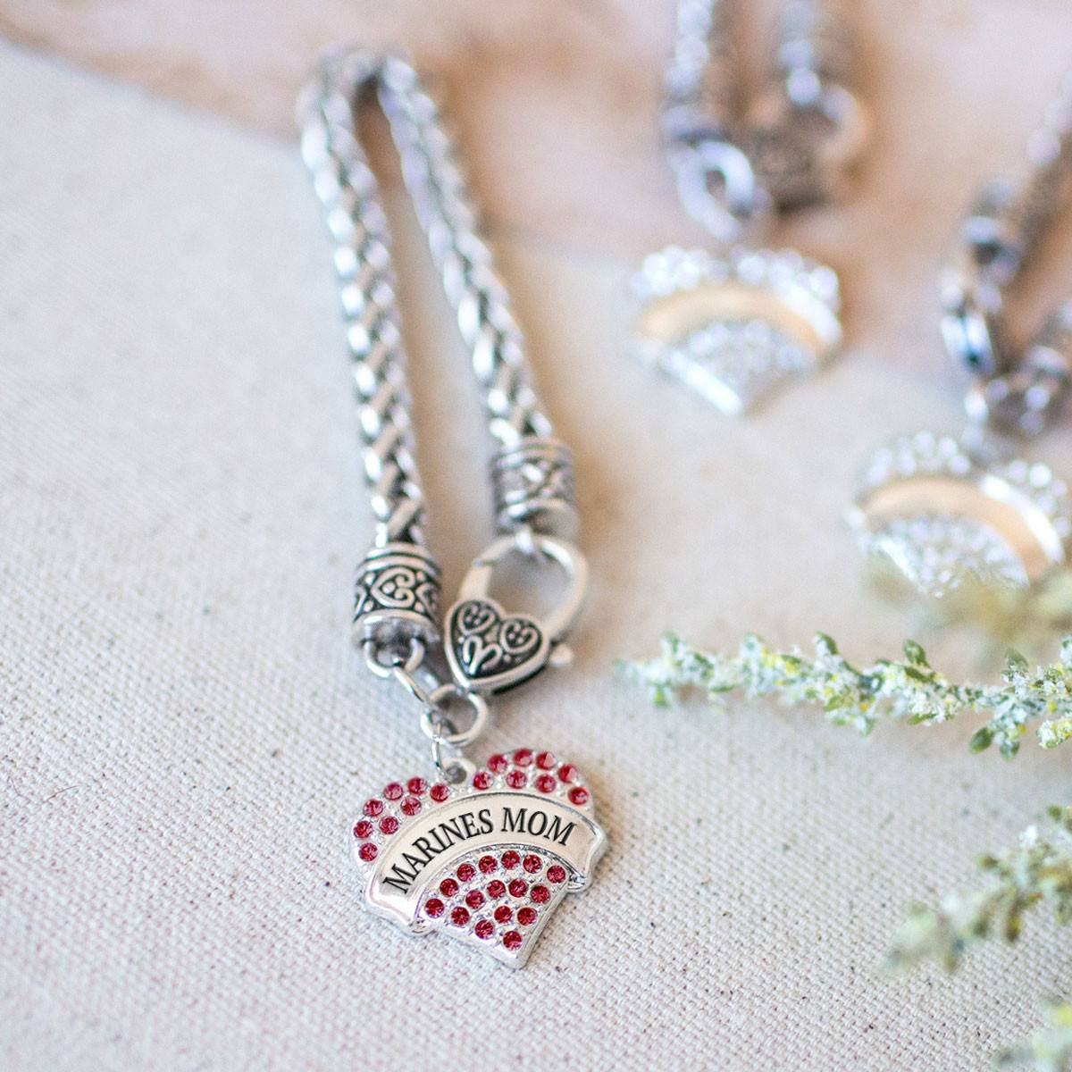 Marines Mom Charm Jewelry Collection