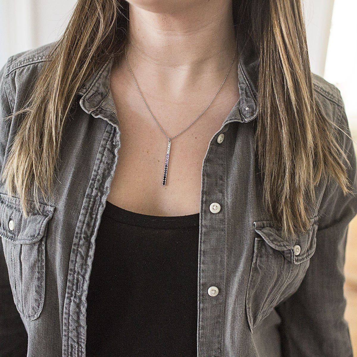 Vertical Bar Necklace