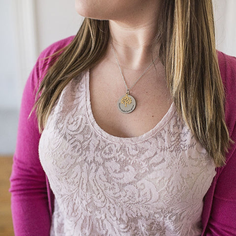 Moms Make Love Grow Necklace