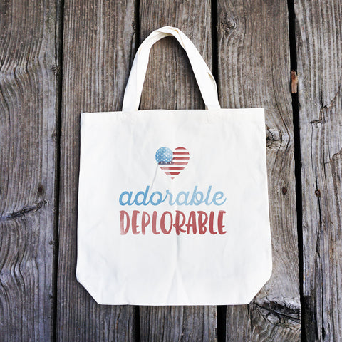 Adorable Deplorable Cotton Tote Bag