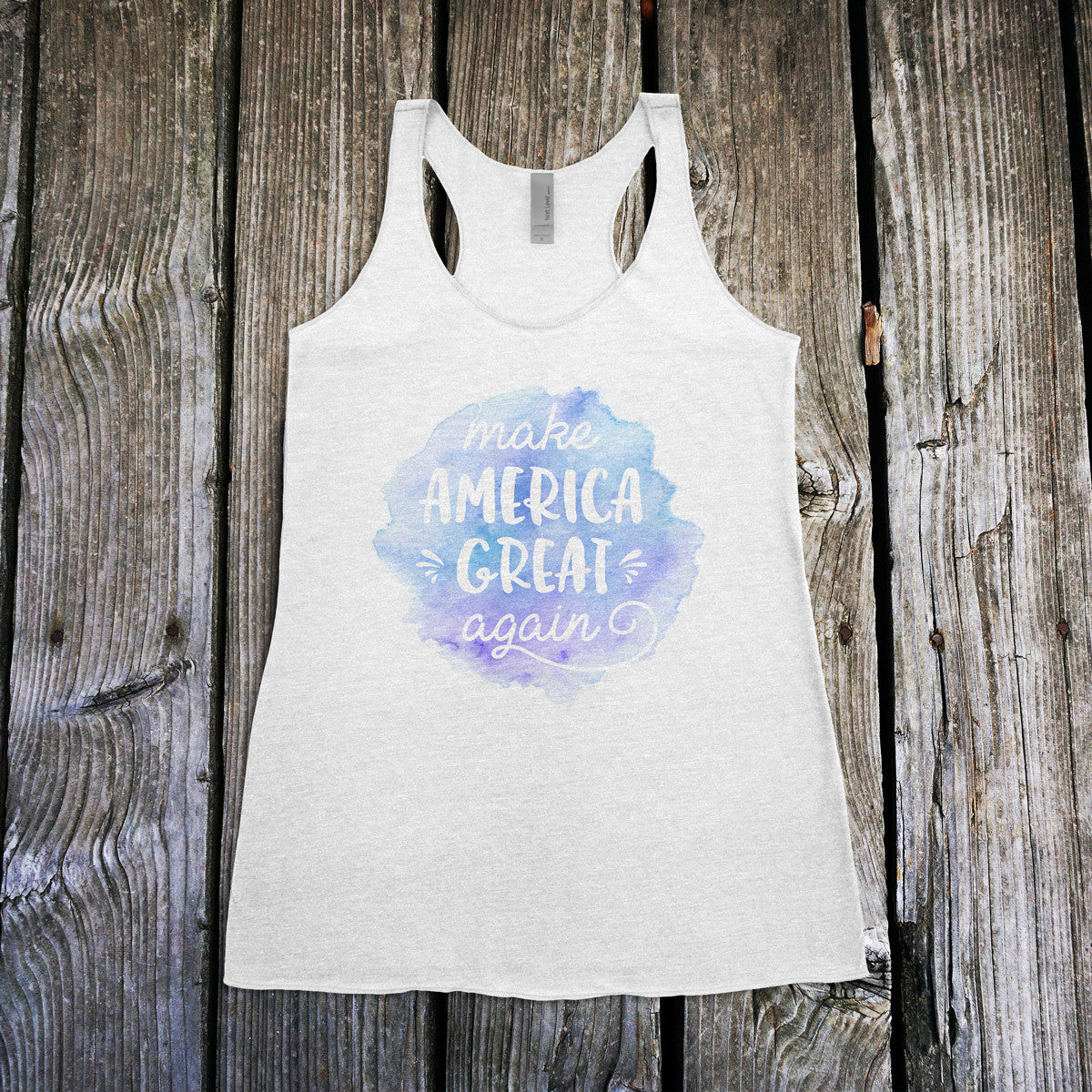 Make America Great Again Ladies Racerback Tank