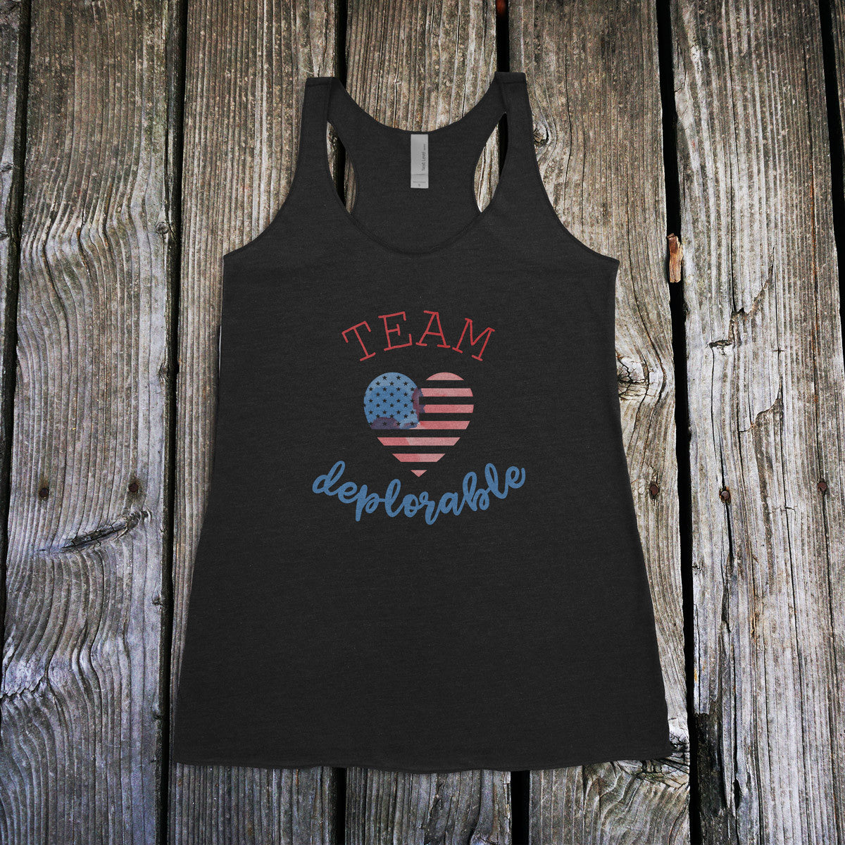 Team Deplorable Ladies Racerback Tank
