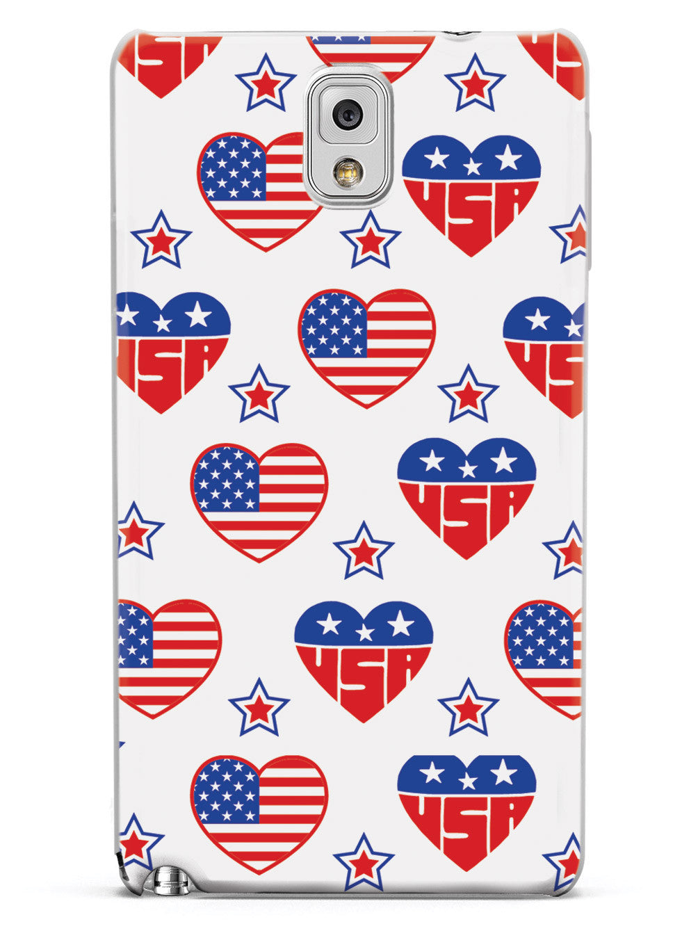 USA Heart Pattern - Patriotic Case