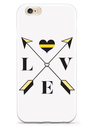 Love Arrow Cross - Thin Gold Line - Dispatch Case