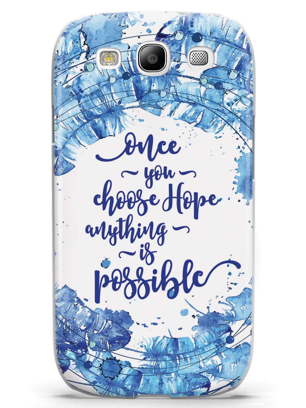 Once You Choose Hope - Christopher Reeve Quote Case