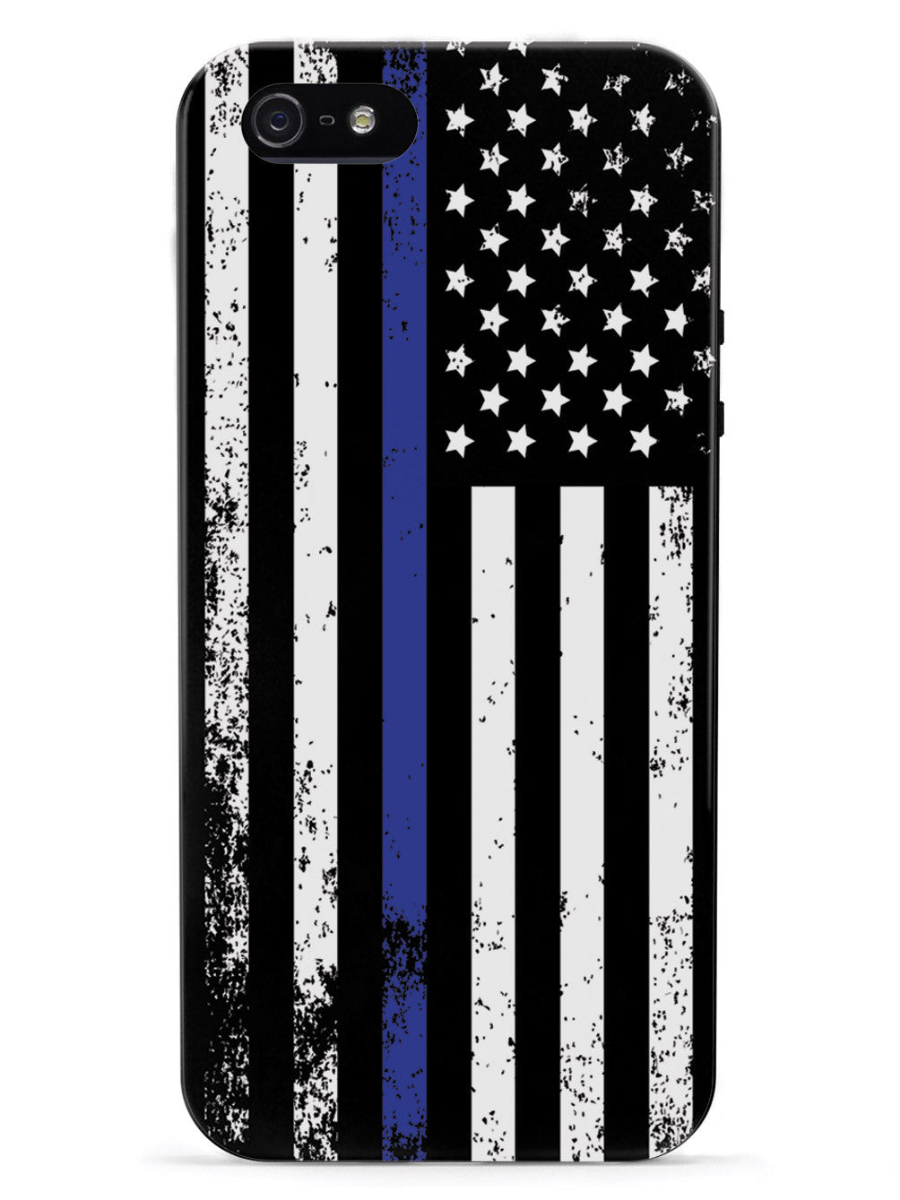 Downward American Flag - Thin Blue Line Case